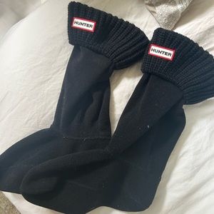 Hunter Boots Women Fleece Cuff Tall Boot Socks